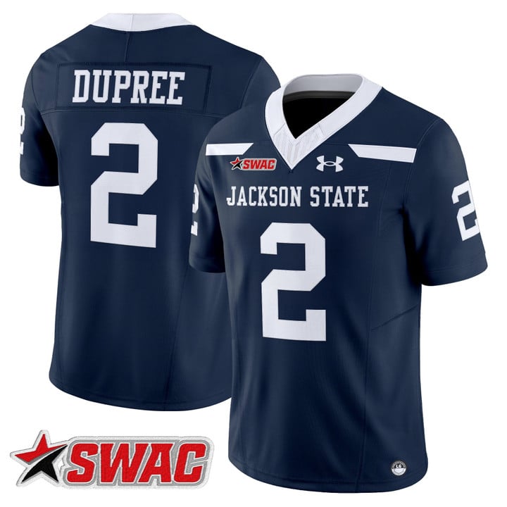Ja'Naylon Dupree Jersey #2 Jackson State Tigers 2025 Limited Stitched