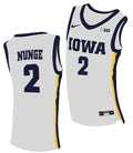 Jack Nunge Jersey Iowa Hawkeyes College Basketball White #2