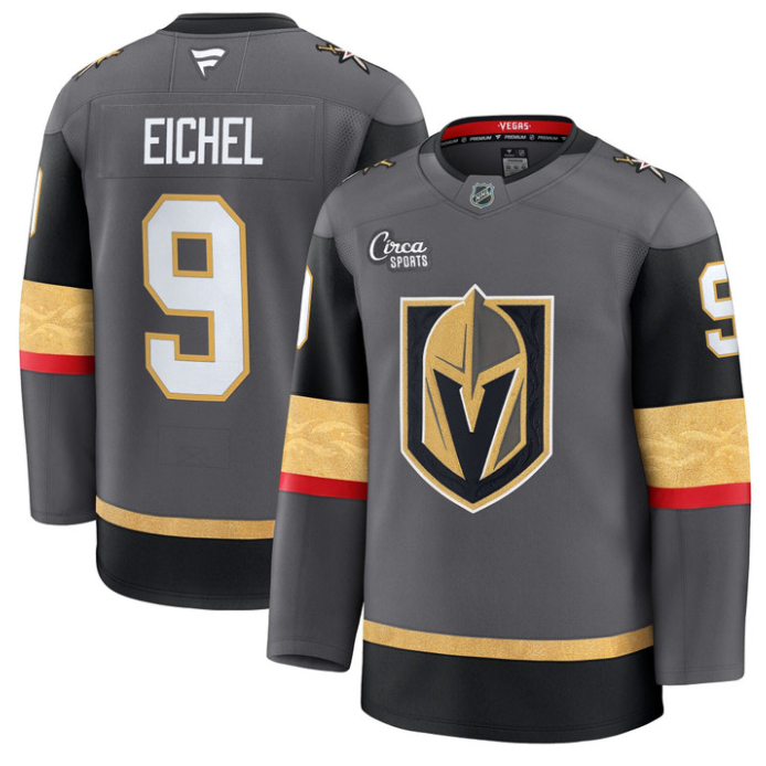 Jack Eichel Jersey #9 Vegas Golden Knights Premium Stitched Gold