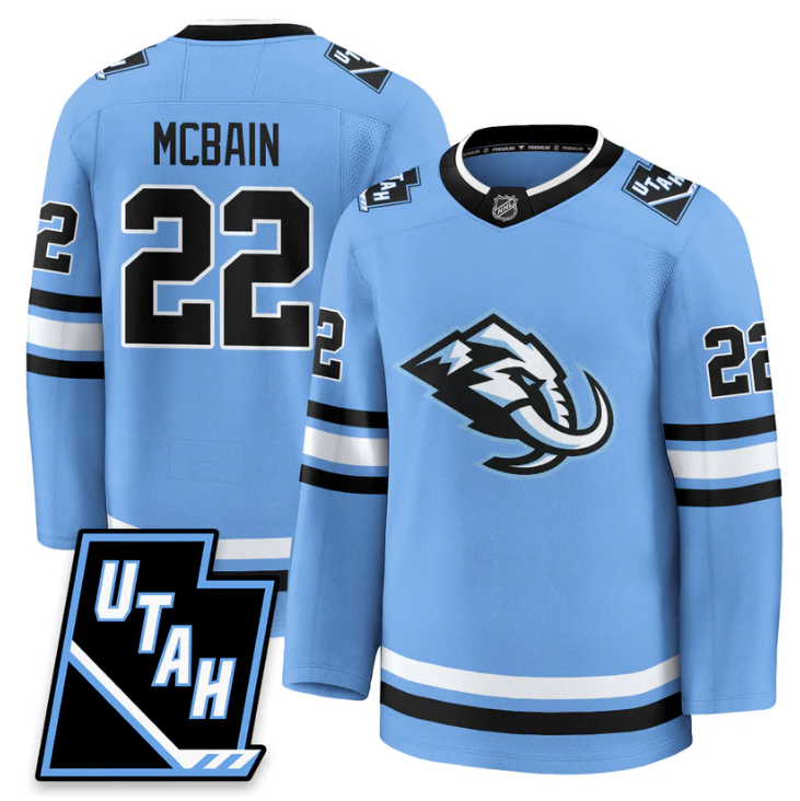 Jack McBain Jersey #22 Utah Hockey Mammoth 2025 Limited All Stitched