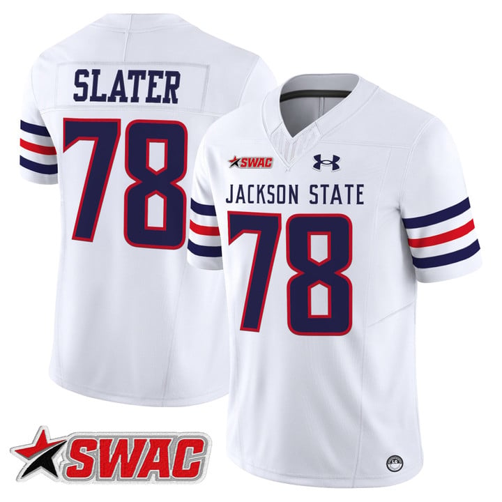 Jackie Slater Jersey #78 Jackson State Tigers 2025 Limited Stitched