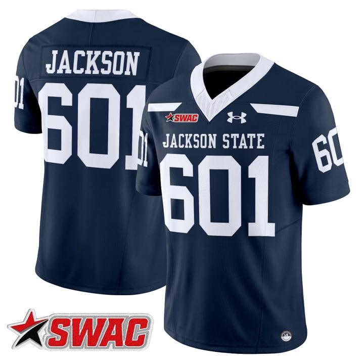 Jackson Jersey #601 Jackson State Tigers 2025 Vapor Limited Stitched