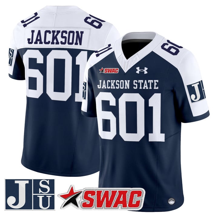 Jackson Jersey #601 Jackson State Tigers 2025 Vapor Limited Stitched
