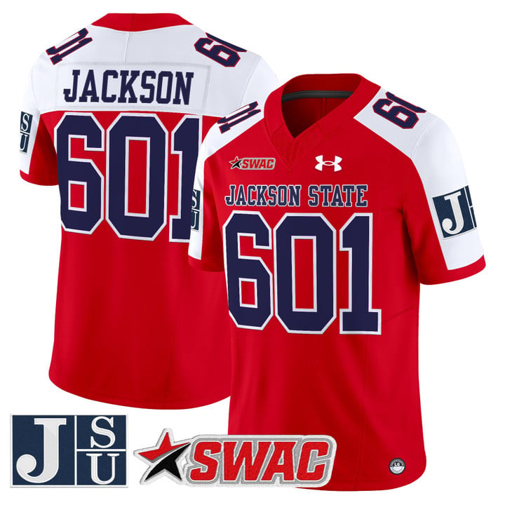 Jackson Jersey #601 Jackson State Tigers 2025 Vapor Limited Stitched