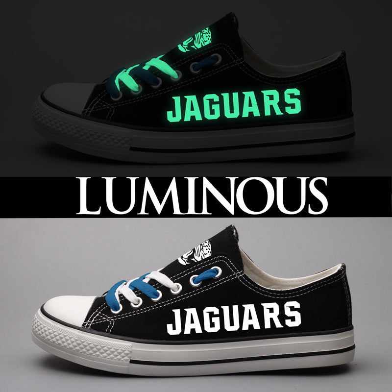 Jacksonville Jaguars Low Top Canvas Sport Sneakers Shoes For Men Women Fans