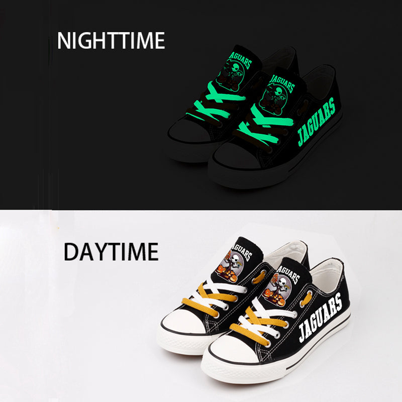 Jacksonville Jaguars Low Top Canvas Sport Sneakers Shoes For Men Women Fans