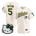 Jacob Wilson Jersey #5 Athletics Hello Kitty Vapor Premier Stitched