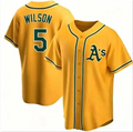 Jacob Wilson Jersey #5 Athletics Vapor Premier Limited All Stitched