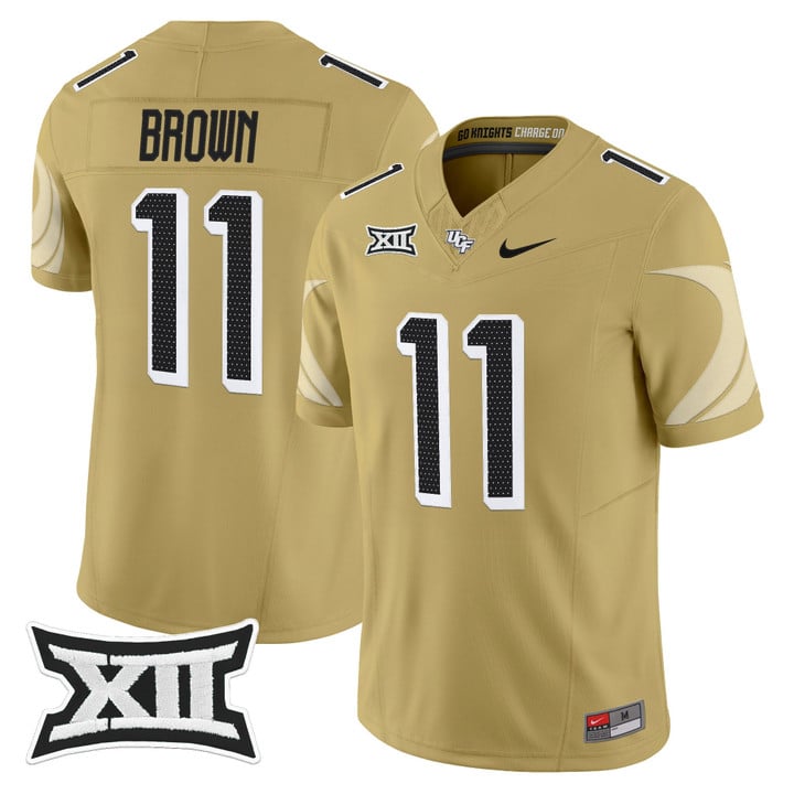 Jacurri Brown Jersey #11 UCF Knights 2025 Vapor Limited Football Stitched