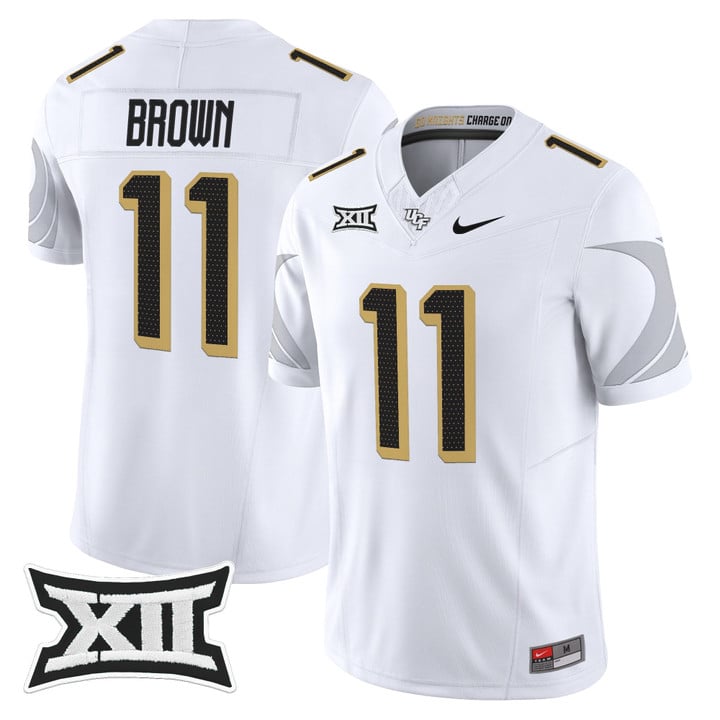 Jacurri Brown Jersey #11 UCF Knights 2025 Vapor Limited Football Stitched