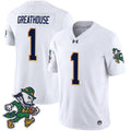 Jaden Greathouse Jersey #1 Notre Dame 2025 Gridiron Leprechaun Edition