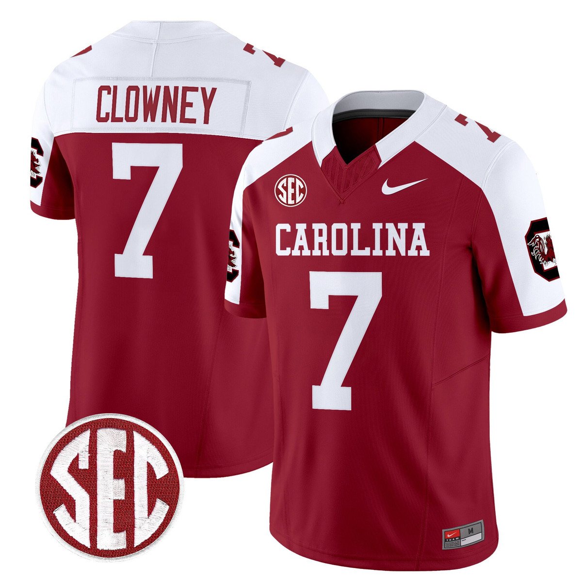 Jadeveon Clowney Jersey #7 Carolina 1980 Throwback Rebrand 2026