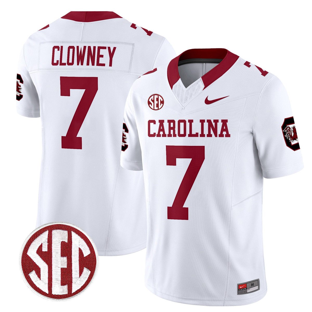 Jadeveon Clowney Jersey #7 Carolina 1980 Throwback Rebrand 2026