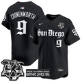 Jake Cronenworth Jersey #9 San Diego Padres Gothic Edition Vapor Limited Stitched
