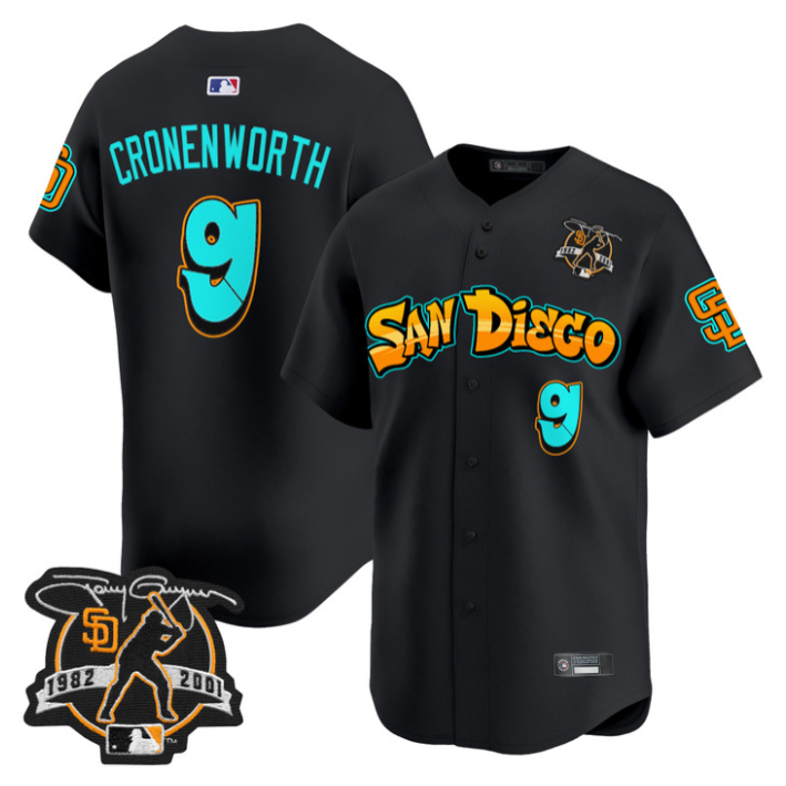 Jake Cronenworth Jersey #9 San Diego Padres Graffiti Barrio Edition