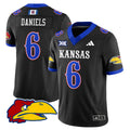 Jalon Daniels Jersey #6 Kansas Jayhawks Football 2025 Limited Stitched