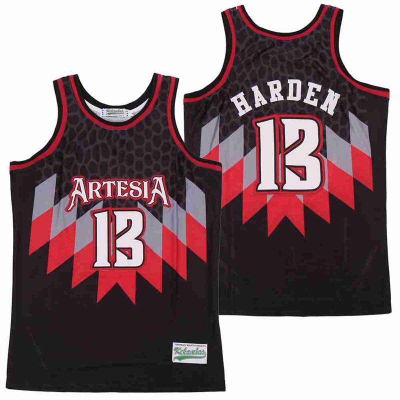 James Harden #13 Artesia Basketball Jersey Black
