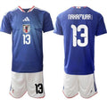 Japan #13 Keito Nakamura Jersey National Team x World Cup 2026 Home Blue On Field Soccer