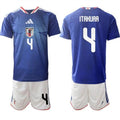 Japan #4 ITAKURA Jersey National Team x World Cup 2026 Home Blue On Field Soccer