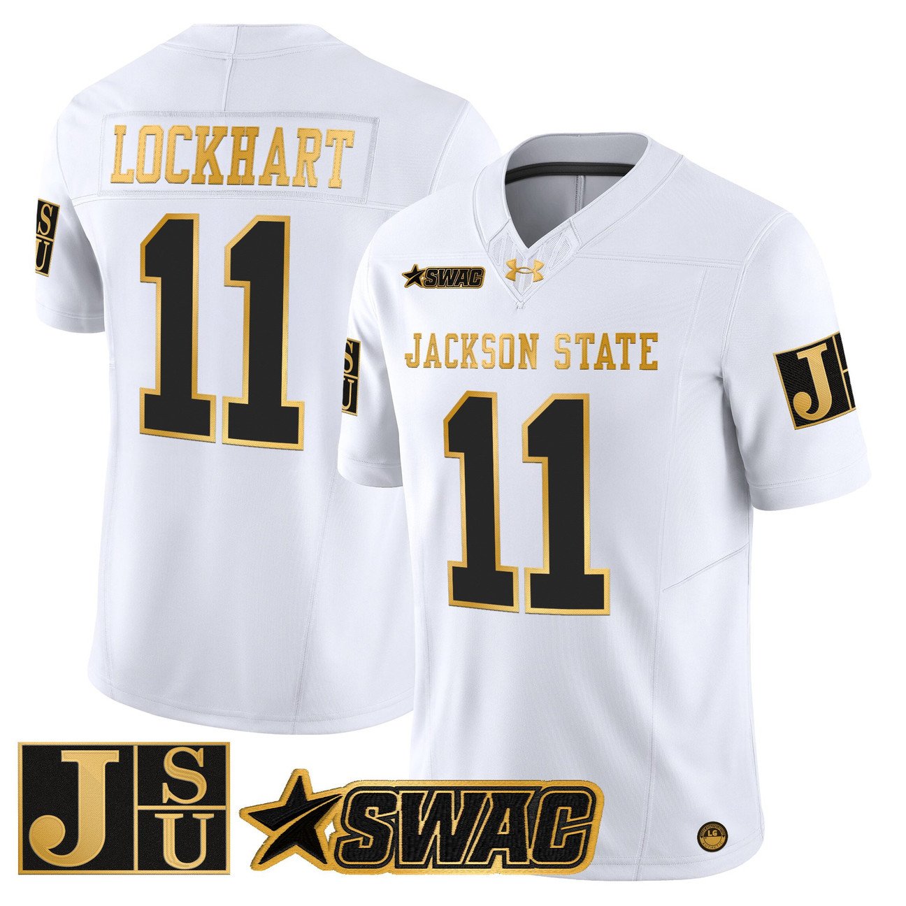 Jared Lockhart Jersey #11 Jackson State Tigers 2025 Vapor Stitched