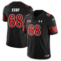 Jaren Kump Jersey #68 Utah Football 2025 Dark Mode Limited Stitched