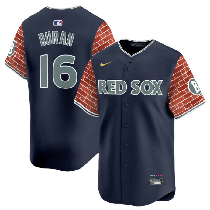 Jarren Duran Jersey #16 Boston Red Sox 2025 Fenway Red Brick Style Vapor Premier Stitched