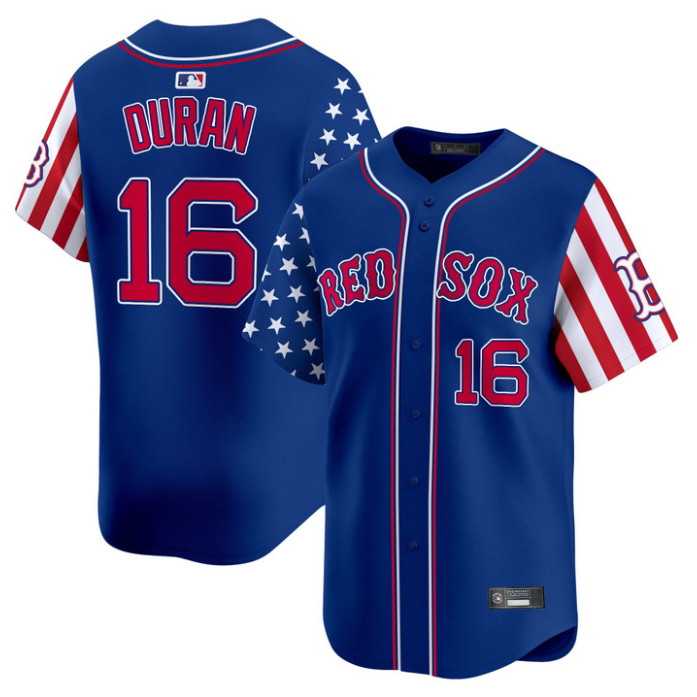 Jarren Duran Jersey #16 Boston Red Sox 2025 Memorial Day Vapor Premier Limited Stitched
