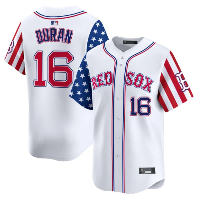 Jarren Duran Jersey #16 Boston Red Sox 2025 Memorial Day Vapor Premier Limited Stitched