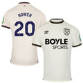 Jarrod Bowen #20 West Ham United 2025-26 Away Match Jersey – Cream