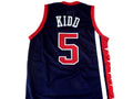 Jason Kidd Jersey #5 Team USA Basketball Navy Blue