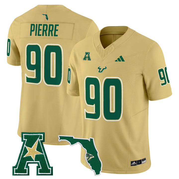 Jason Pierre Jersey #90 South Florida Bulls 2025 Limited Stitched