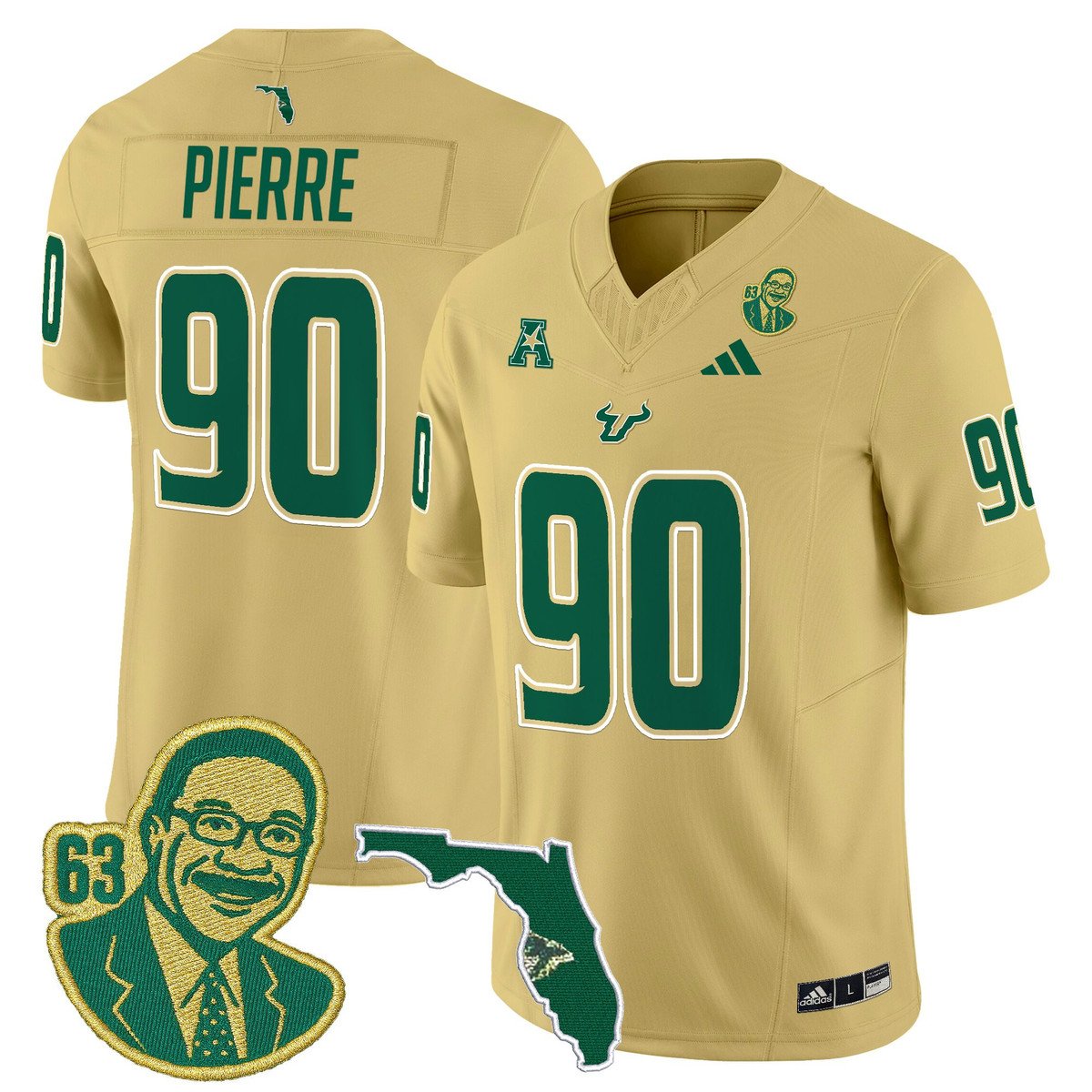 Jason Pierre Jersey #90 South Florida Bulls Lee Roy Selmon Legacy