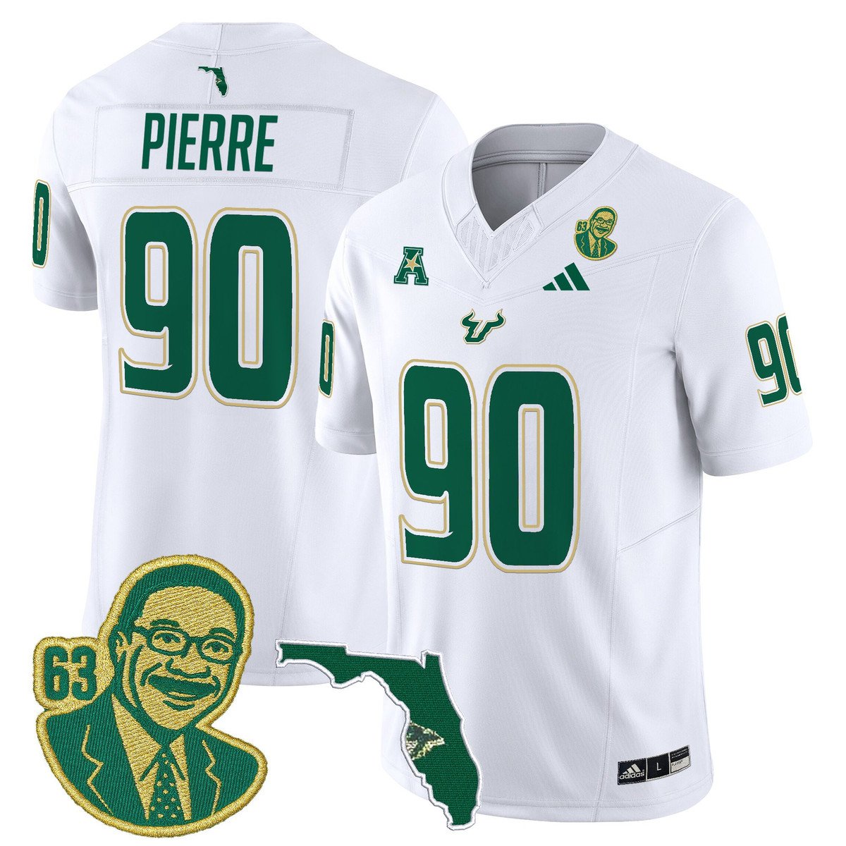 Jason Pierre Jersey #90 South Florida Bulls Lee Roy Selmon Legacy