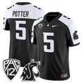Jaxon Potter Jersey #5 Washington State Cougars 2025 Vapor Limited Stitched