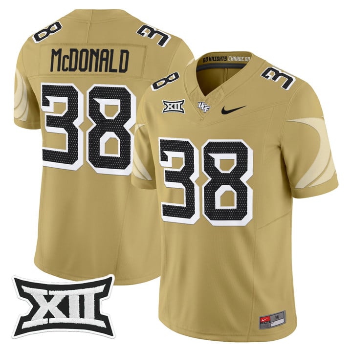 Jayden McDonald Jersey #38 UCF Knights 2025 Vapor Limited Stitched