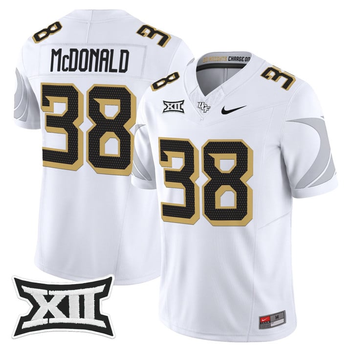 Jayden McDonald Jersey #38 UCF Knights 2025 Vapor Limited Stitched