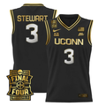 Jaylin Stewart Jersey #3 UConn Huskies 2026 Final Four Patch Stitched