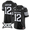 Jaylon Jackson Jersey #12 Iowa State Cyclones 2025 Limited Stitched Black