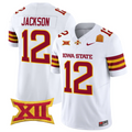Jaylon Jackson Jersey #12 Iowa State Cyclones 2025 Limited Stitched White