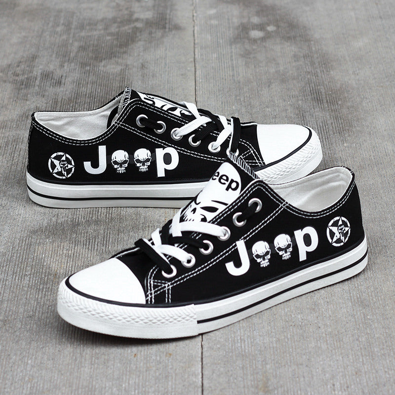 Jeep 2 Canvas Sneakers Shoes For Men Women Fans