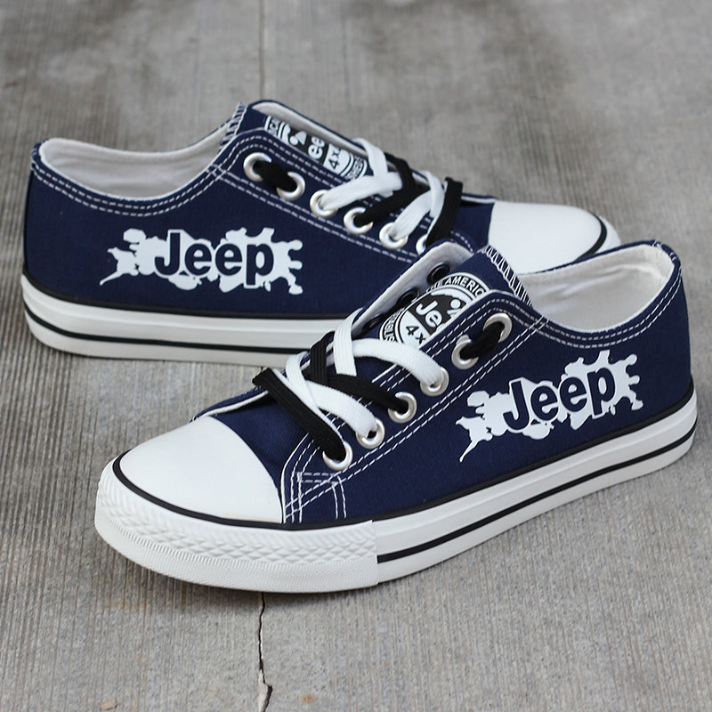 Jeep 2 Canvas Sneakers Shoes For Men Women Fans
