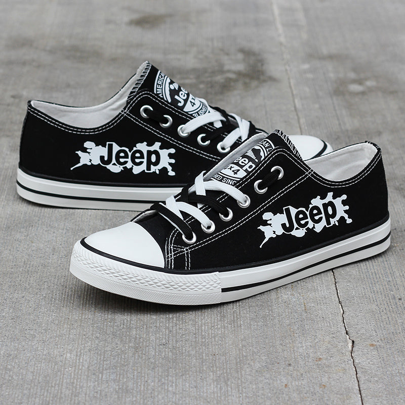 Jeep 2 Canvas Sneakers Shoes For Men Women Fans