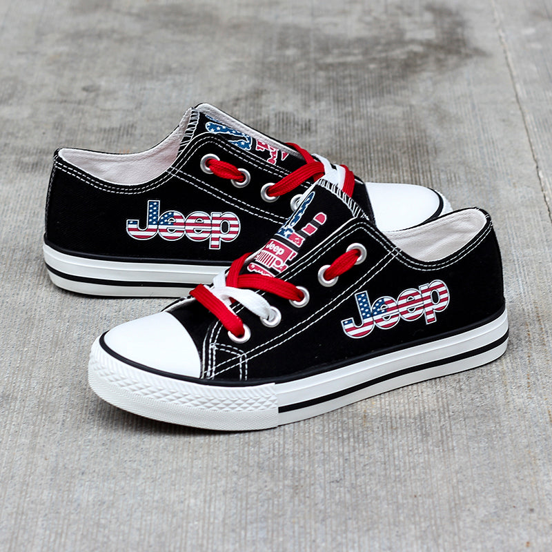 Jeep 2 Canvas Sneakers Shoes For Men Women Fans