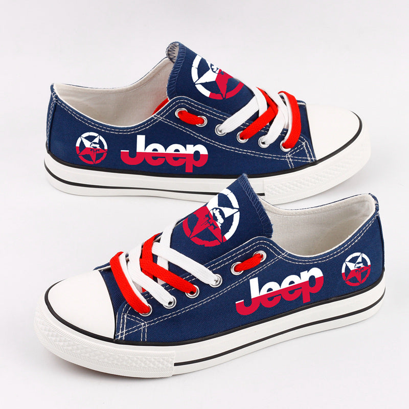 Jeep Poland Canvas Sneakers Shoes For Men Women Fans