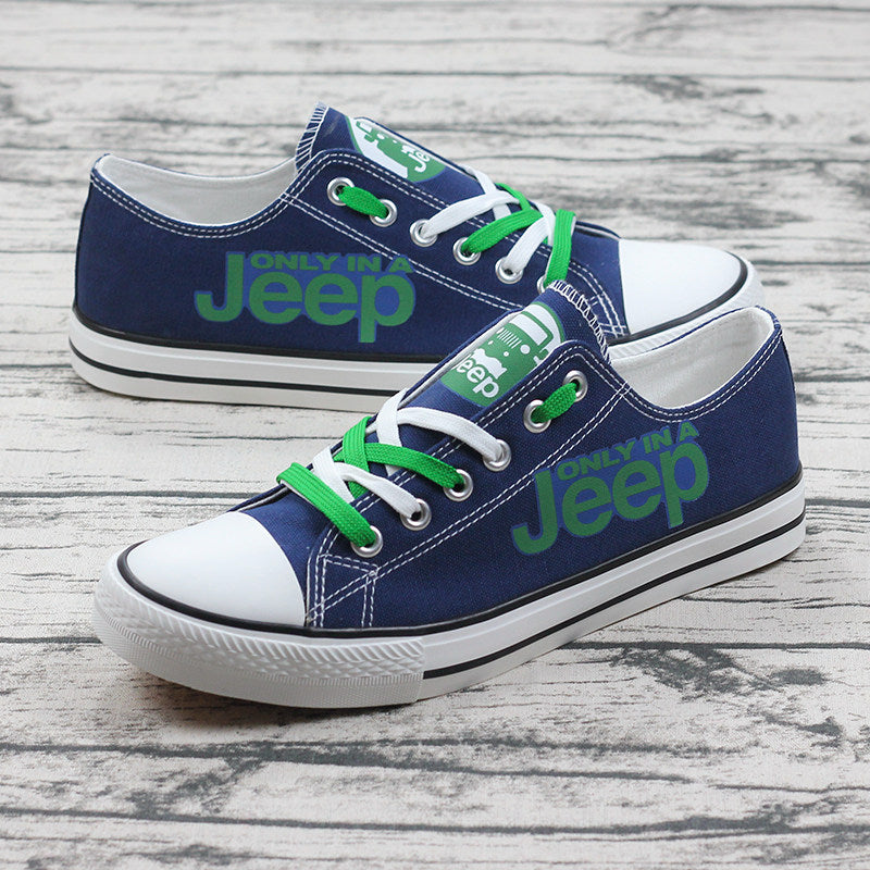 Jeep Poland Canvas Sneakers Shoes For Men Women Fans