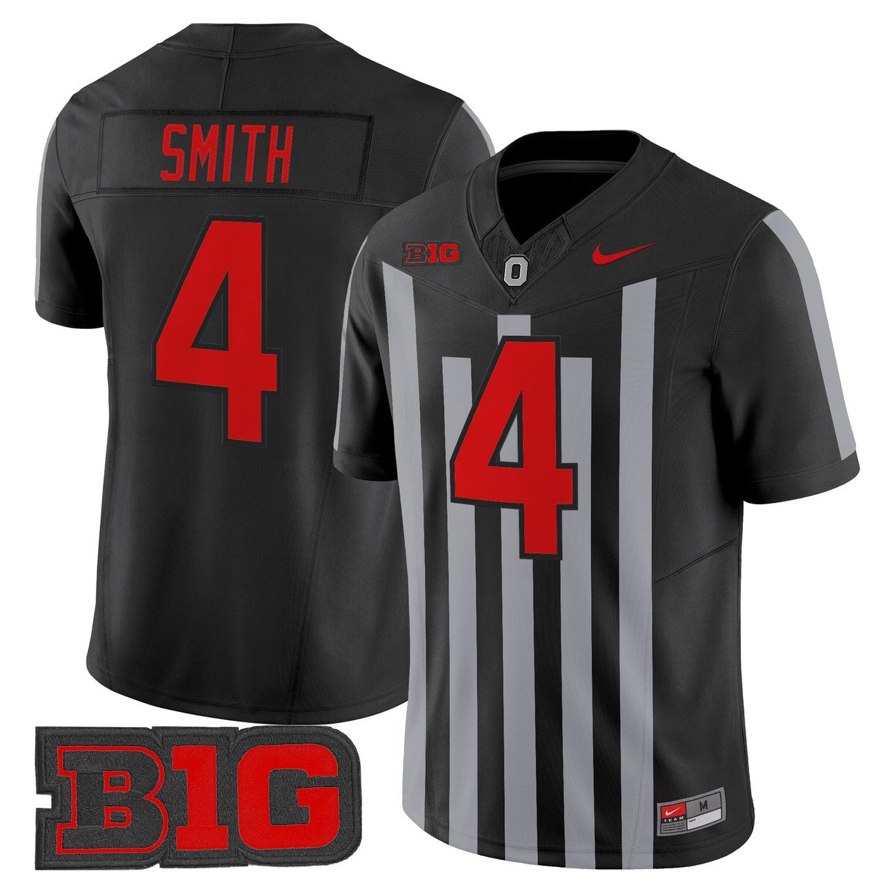 Jeremiah Smith Jersey #4 Ohio State Buckeyes Throwback Limited Stitched