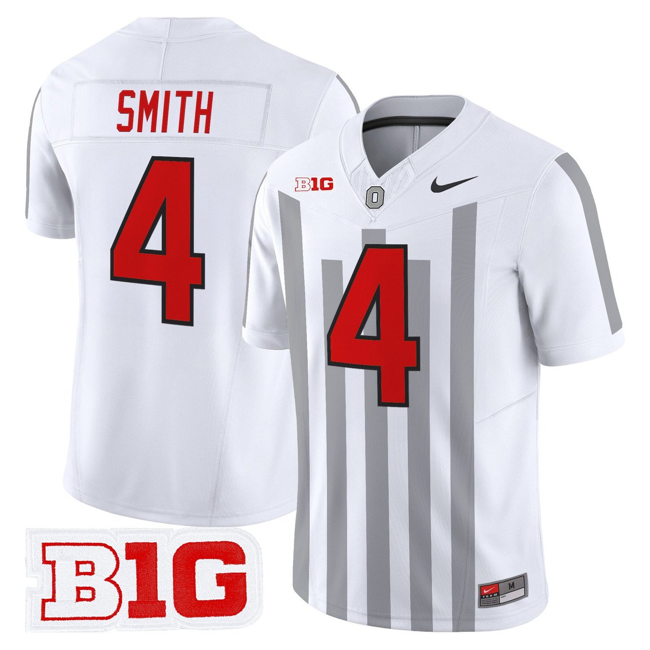 Jeremiah Smith Jersey #4 Ohio State Buckeyes Throwback Limited Stitched