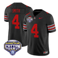 Jeremiah Smith Jersey #4 Ohio State Heritage Stripe 2025 Cotton Bowl Stitched