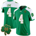 Jeremiyah Love Jersey #4 Notre Dame 2025 Vapor Limited V3 Stitched