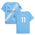 Jeremy Doku 11 Manchester City 2025-26 Home Men Jersey – Sky Blue